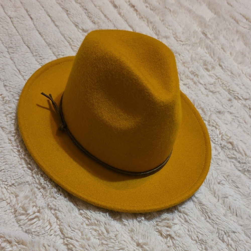 Universal Thread Mustard Yellow Hat - image 5